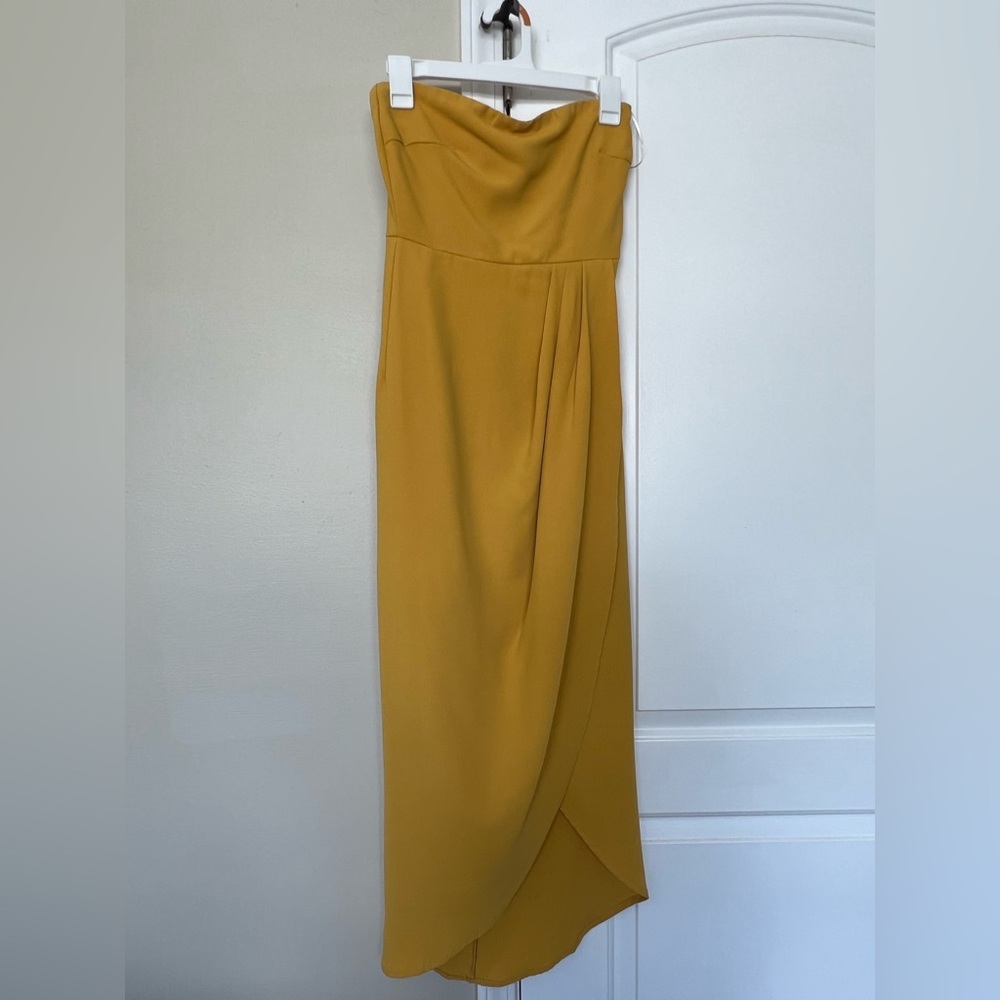 Elegant Mustard Yellow Dress